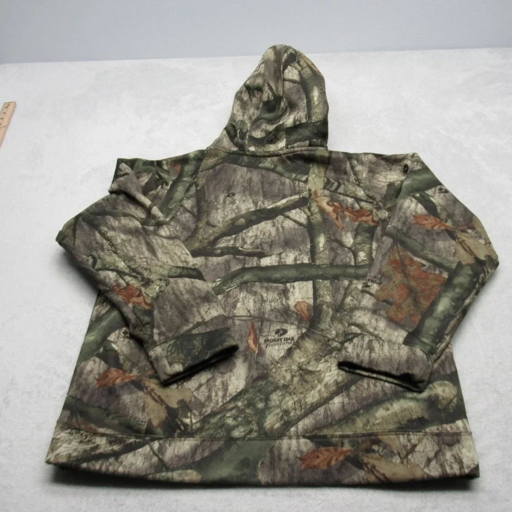 Under Armour Hoodie Youth XL Green Realtree Camo Pullover Fleece Outdoor Hunting